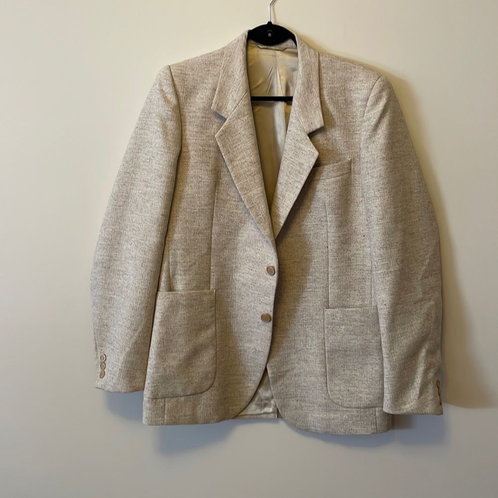 Vintage wool blend blazer
